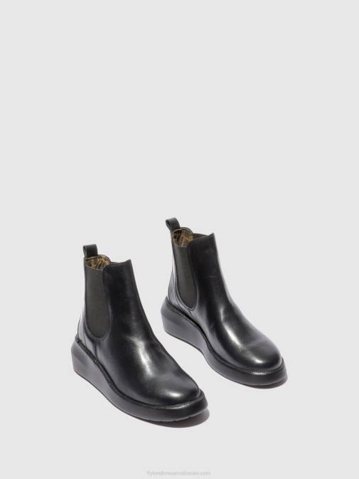 RUG BLACK XX0D232 Chelsea Ankle Boots BETY502 Fly London Women