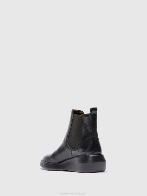 RUG BLACK XX0D232 Chelsea Ankle Boots BETY502 Fly London Women