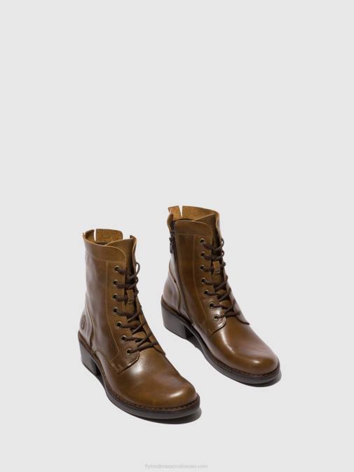 RUG CAMEL XX0D194 Lace-up Ankle Boots MILU044 Fly London Women