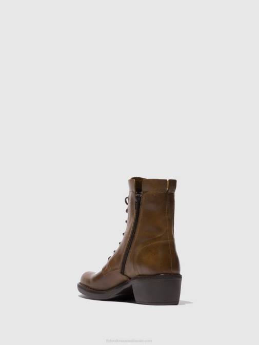 RUG CAMEL XX0D194 Lace-up Ankle Boots MILU044 Fly London Women