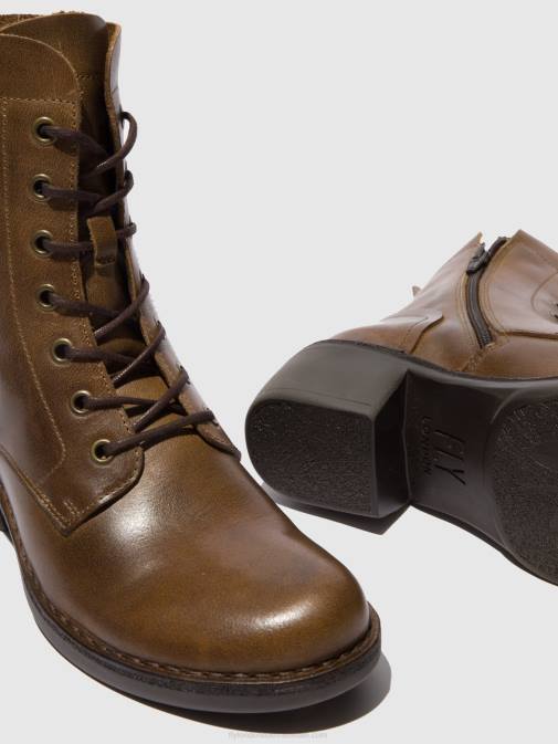 RUG CAMEL XX0D194 Lace-up Ankle Boots MILU044 Fly London Women
