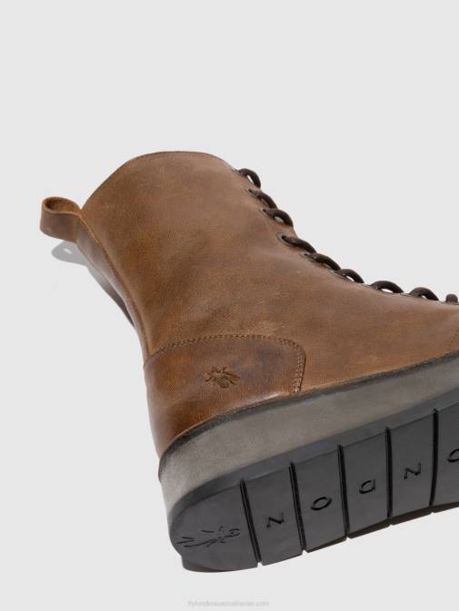 RUG CAMEL XX0D244 Lace-up Ankle Boots RAMI043 Fly London Women