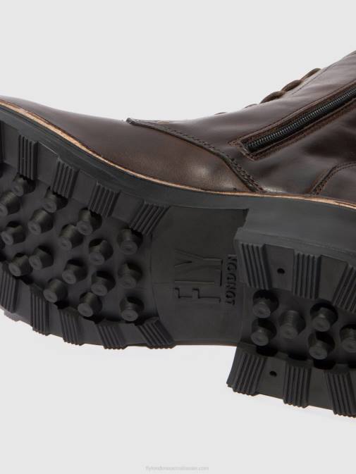 RUG DK. BROWN XX0D245 Lace-up Ankle Boots THOR035 Fly London Women
