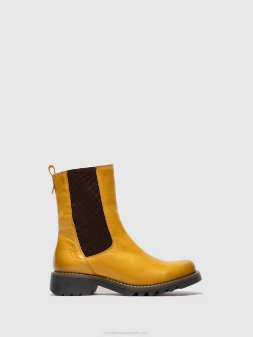 RUG MUSTARD XX0D219 Chelsea Ankle Boots REIN795 Fly London Women