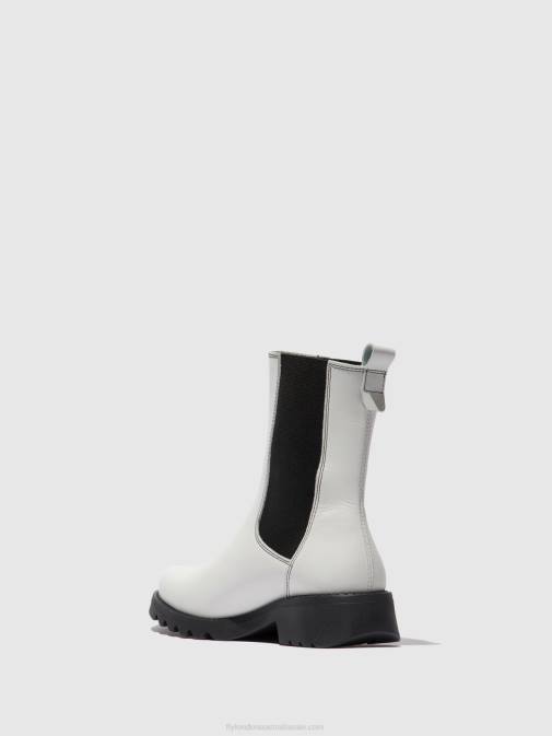 RUG OFFWHITE (BLACK) XX0D217 Chelsea Ankle Boots REIN795 Fly London Women