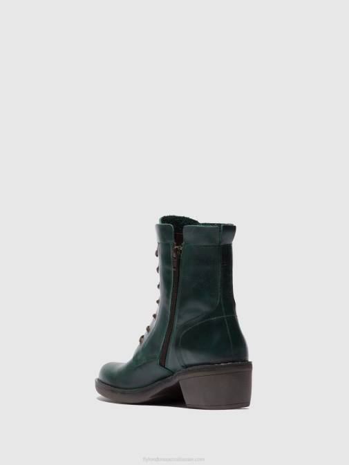 RUG PETROL XX0D195 Lace-up Ankle Boots MILU044 Fly London Women