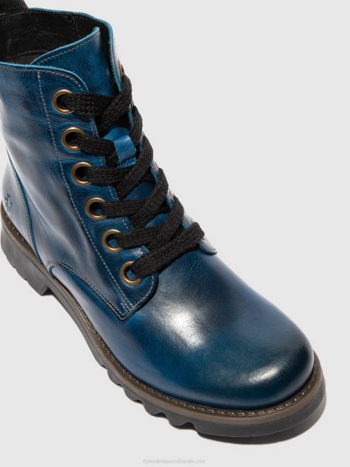 RUG ROYAL BLUE XX0D193 Lace-up Ankle Boots RAGI539 Fly London Women