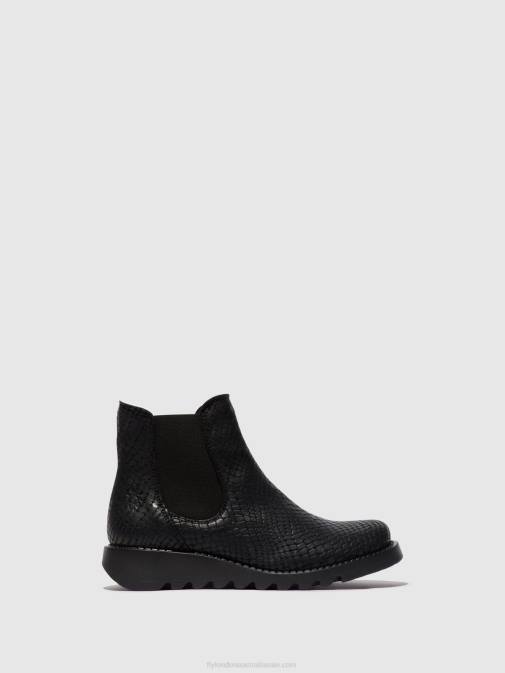 SALV CROCO BLACK