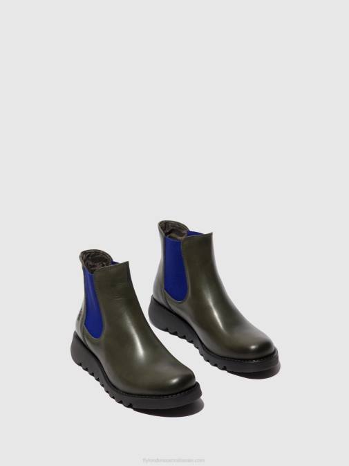 SALV DIESEL (BLUE ELASTIC) XX0D118 Chelsea Ankle Boots Fly London Women