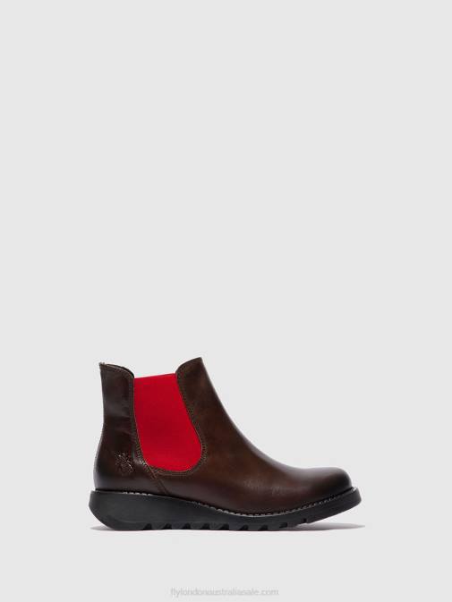 SALV RUG DK. BROWN (RED ELASTIC)