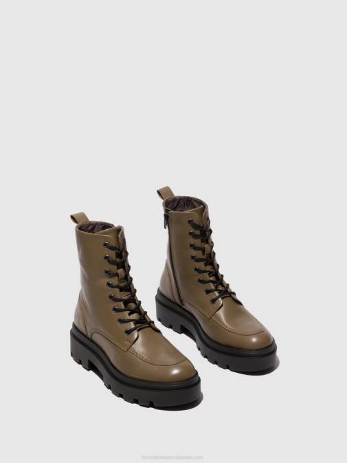 TAUPE XX0D101 Lace-up Ankle Boots JAYE878 Fly London Women