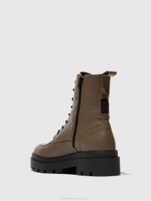 TAUPE XX0D101 Lace-up Ankle Boots JAYE878 Fly London Women