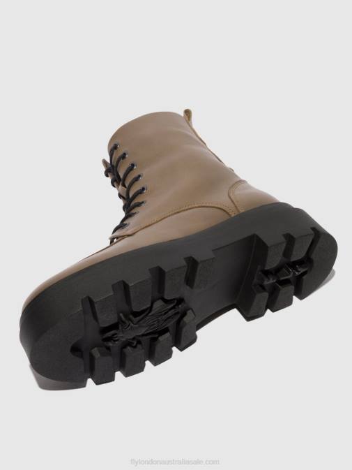 TAUPE XX0D101 Lace-up Ankle Boots JAYE878 Fly London Women