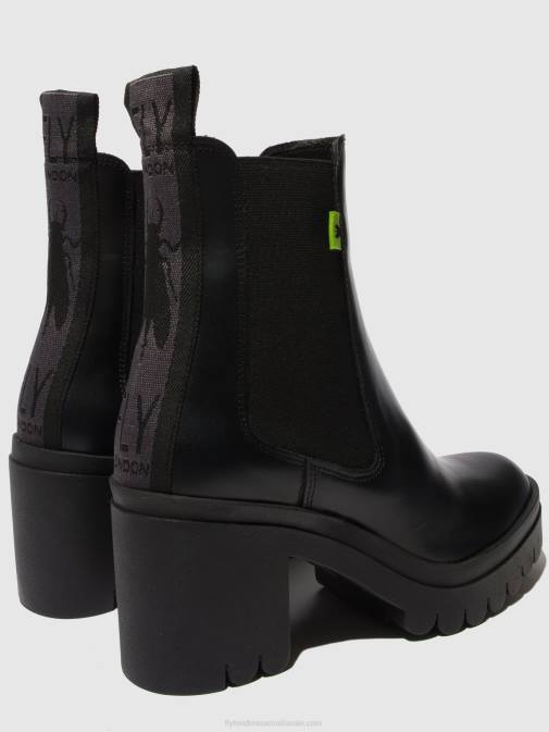TUNDER BLACK XX0D164 Chelsea Ankle Boots TAJE883 Fly London Women