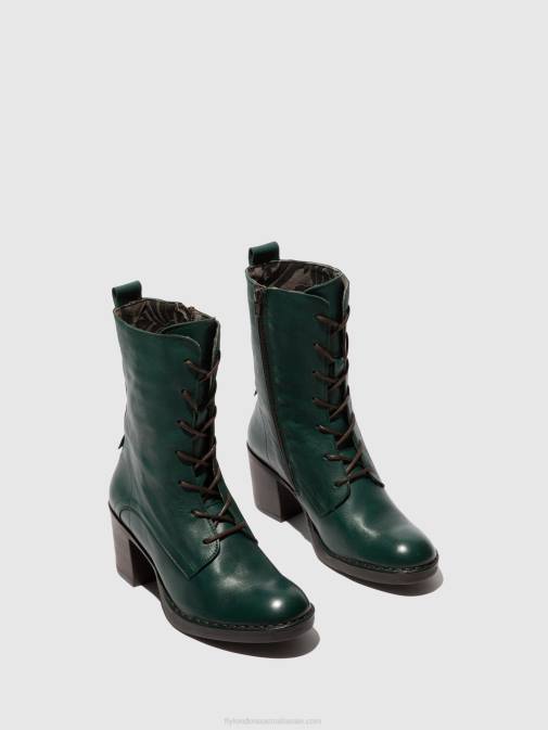 VERONA GREEN FOREST XX0D209 Lace-up Ankle Boots BLYA070 Fly London Women