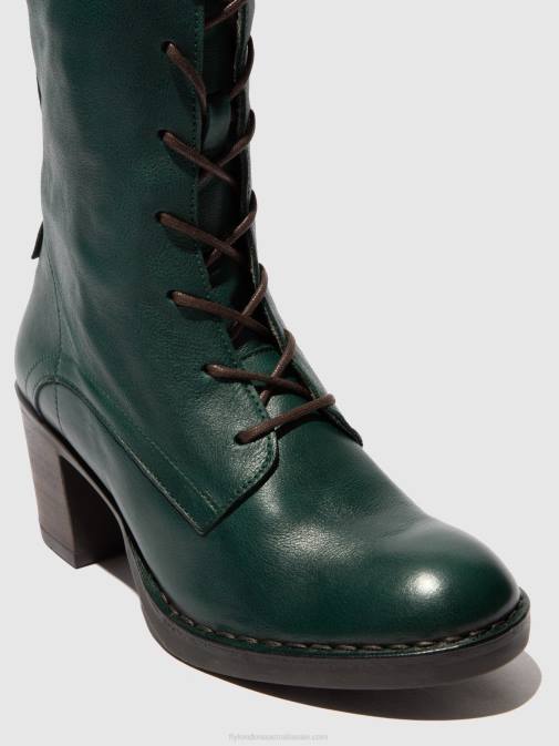 VERONA GREEN FOREST XX0D209 Lace-up Ankle Boots BLYA070 Fly London Women