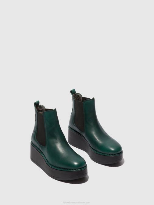 VERONA GREEN FOREST XX0D226 Chelsea Ankle Boots HAMA238 Fly London Women
