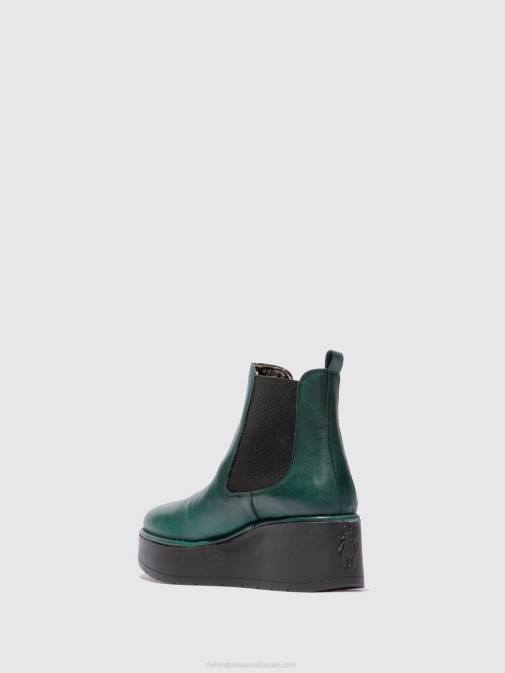 VERONA GREEN FOREST XX0D226 Chelsea Ankle Boots HAMA238 Fly London Women