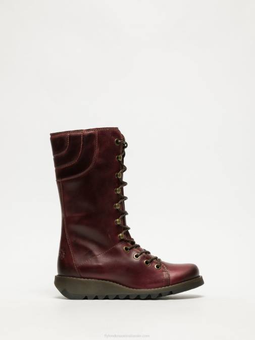DarkRed XX0D289 Lace-up Boots Fly London Women