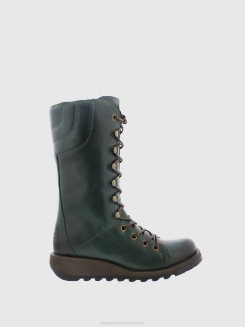 Green XX0D288 Lace-up Boots Fly London Women
