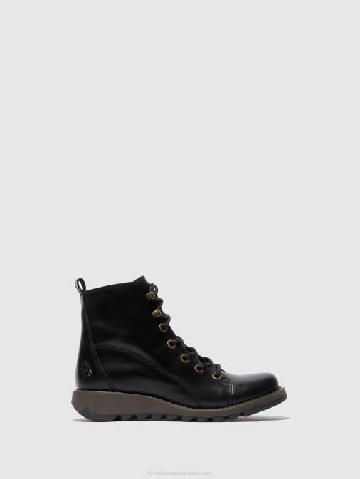 RUG BLACK XX0D330 Lace-up Boots SORE813 Fly London Women