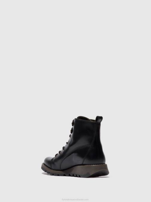 RUG BLACK XX0D330 Lace-up Boots SORE813 Fly London Women