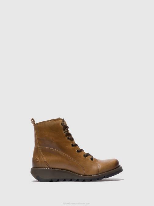 RUG CAMEL XX0D331 Lace-up Boots SORE813 Fly London Women