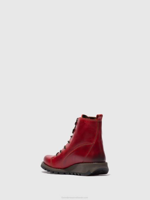 RUG RED XX0D329 Lace-up Boots SORE813 Fly London Women