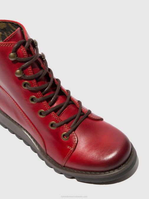 RUG RED XX0D329 Lace-up Boots SORE813 Fly London Women