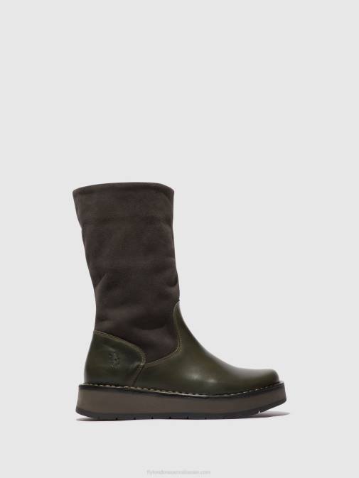 DIESEL (ROSE) XX0D298 Zip Up Boots RULA083 Fly London Women
