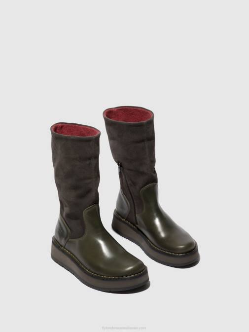 DIESEL (ROSE) XX0D298 Zip Up Boots RULA083 Fly London Women