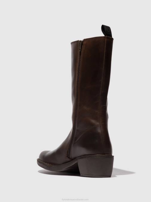DK. BROWN XX0D303 Zip Up Boots MADA081 Fly London Women