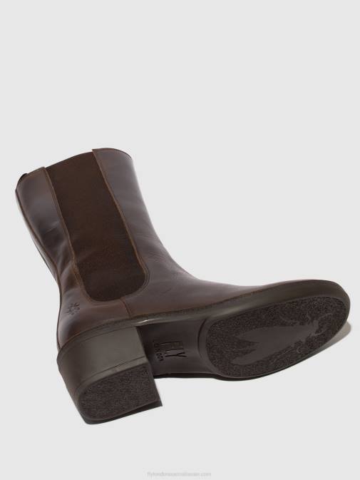 DK. BROWN XX0D303 Zip Up Boots MADA081 Fly London Women