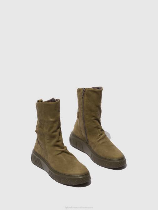 SORANO MILITRY XX0D324 Zip Up Boots ESEN485 Fly London Women