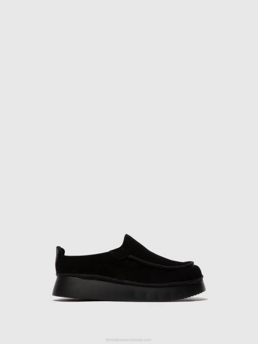 BLACK XX0D693 Closed Shoes CEZE361 Fly London Women