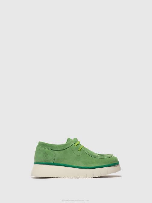 LIME GREEN XX0D657 Lace-up Shoes CEZA437 Fly London Women