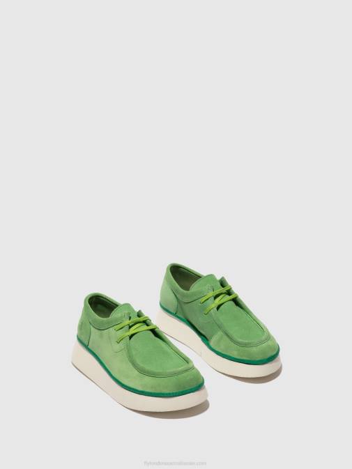 LIME GREEN XX0D657 Lace-up Shoes CEZA437 Fly London Women
