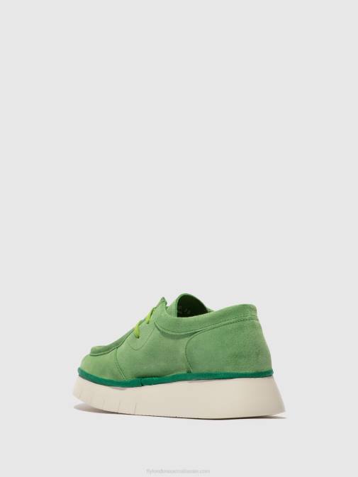 LIME GREEN XX0D657 Lace-up Shoes CEZA437 Fly London Women
