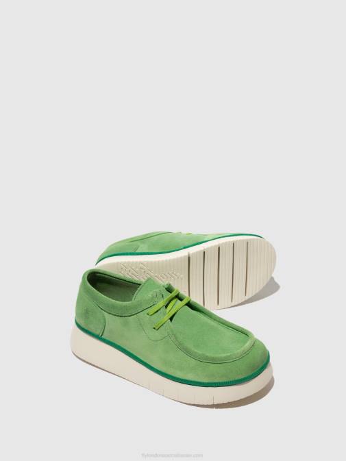 LIME GREEN XX0D657 Lace-up Shoes CEZA437 Fly London Women