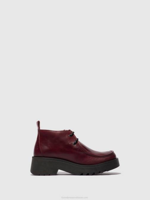 PURPLE XX0D682 Lace-up Shoes MEGG90 Fly London Women