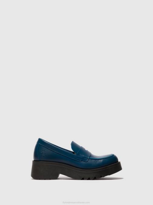 BLUE XX0D652 Loafers Shoes MOAT948 Fly London Women