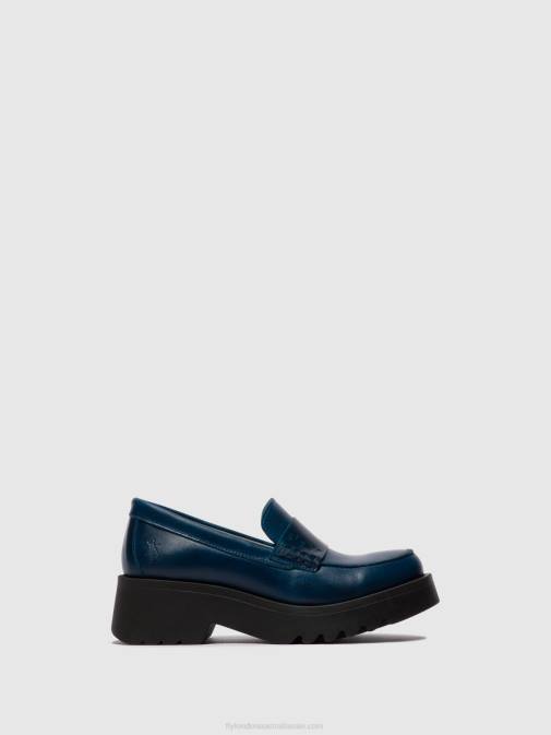 ROYAL BLUE XX0D675 Loafers Shoes MAUS791 Fly London Women