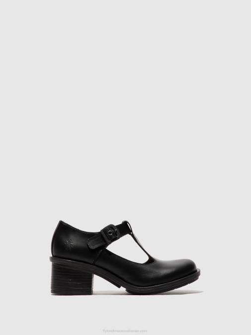 BLACK XX0D622 Mary Jane Shoes CADY180 Fly London Women