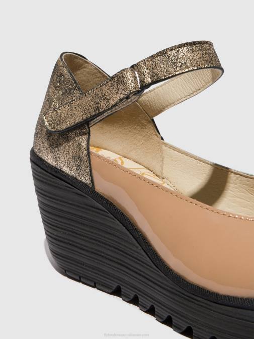 CAPUCCINO/CHAMPAGNE XX0D671 Mary Jane Shoes YAWO345 Fly London Women