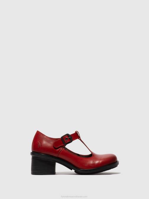 RED XX0D646 Mary Jane Shoes CADY180 Fly London Women
