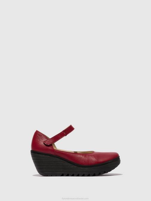 RED XX0D669 Mary Jane Shoes YAWO345 Fly London Women