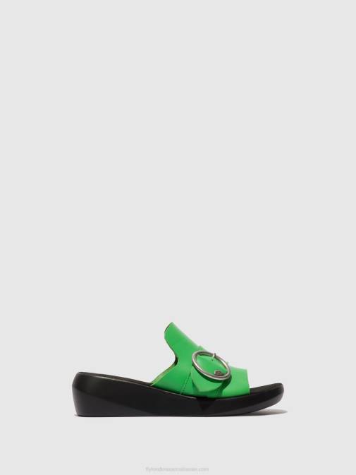 AVOCADO XX0D377 Buckle Mules BEYD925 Fly London Women