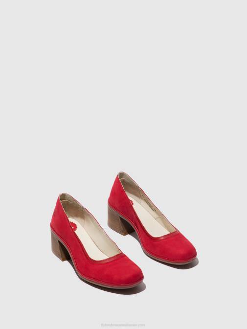 LIPSTICK RED XX0D690 Classic Pumps Shoes LADE372 Fly London Women