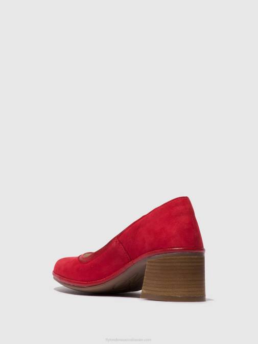 LIPSTICK RED XX0D690 Classic Pumps Shoes LADE372 Fly London Women