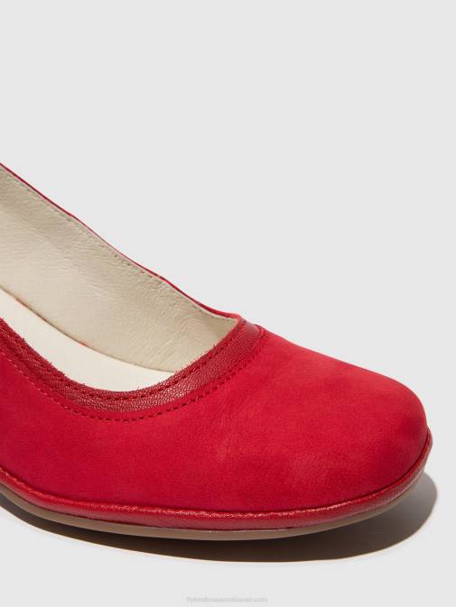LIPSTICK RED XX0D690 Classic Pumps Shoes LADE372 Fly London Women